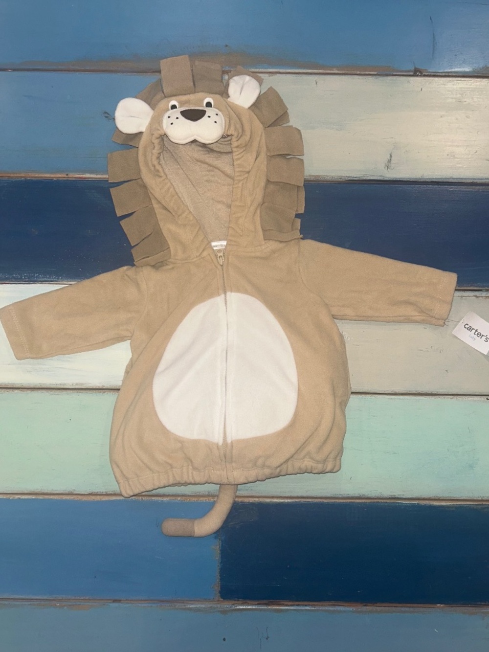 Carter’s Baby Lion Cushioned Costume Hoodie 3-6M NWT